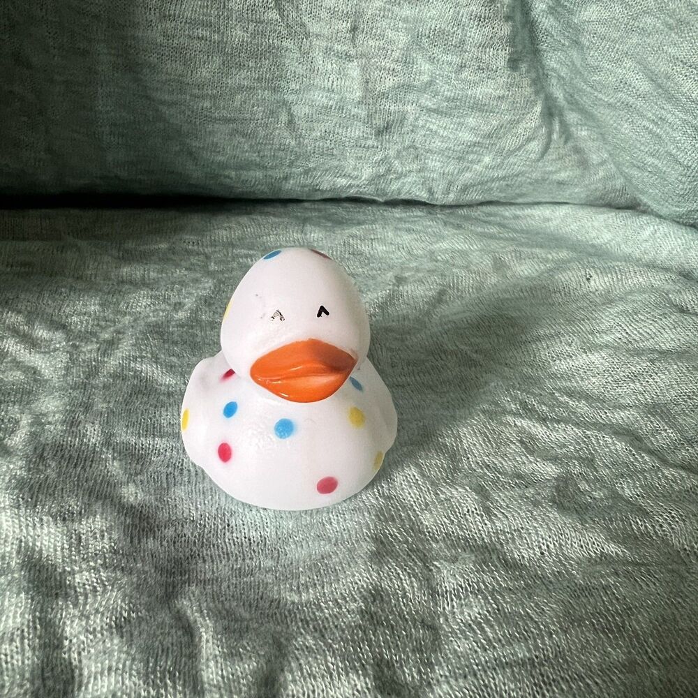Spotted Rubber Duck, Bath Toy, Jeep 2”